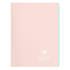 Clairefontaine Spirálfüzet Clairefontaine Koverbook Blush A/4 80 lapos PP borítású vonalas púderrózsaszín