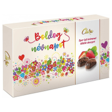  Clara desszert Boldog Névnapot - 125 g csokoládé és édesség