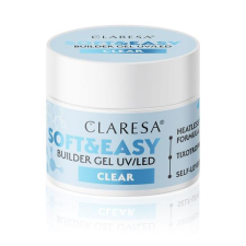 Claresa építőzselé Soft&Easy Clear Átlátszó 90g műköröm zselé