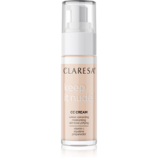 Claresa Keep It Nude hidratáló alapozó egységesíti a bőrszín tónusait árnyalat 101 Light 33 g smink alapozó