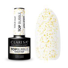 Claresa Matt top - Bubble Gold műköröm zselé