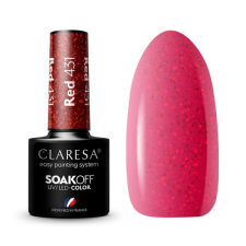  Claresa Red 431 gél lakk 5g lakk zselé