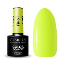Claresa Soak Off UV/LED Fluoreszcens Gél Lakk 1,5g lakk zselé