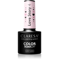 Claresa SoakOff UV/LED Color Love Story géles körömlakk árnyalat 4 5 g körömlakk