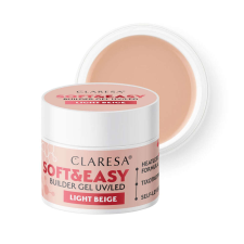 Claresa Soft&Easy Light Beige 45g műköröm zselé