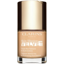 Clarins Skin Illusion Velvet mattító folyékony alapozó tápláló hatással árnyalat 103N 30 ml smink alapozó