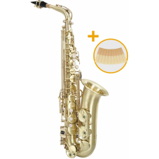 Classic Cantabile As-450 Brushed Eb Alto Saxophone Szett Szett fúvós hangszer