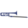 Classic Cantabile Mardibrass Műanyag Bb/F tenor Harsona Matt Kék