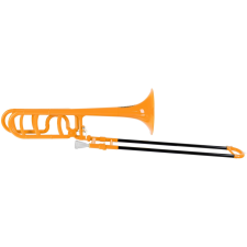 Classic Cantabile Mardibrass Műanyag Bb/F Tenor Harsona Narancssárga fúvós hangszer