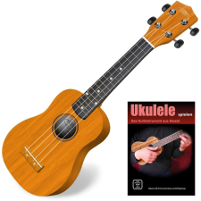 Classic Cantabile Us-100 Nat Szoprán Ukulele Natúr Szett Könyvvel Együtt. gitár és basszusgitár