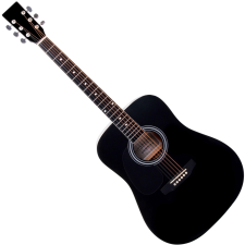 Classic Cantabile Ws-10Bk-Lh Akusztikus Gitár Fekete Balkezes Modell gitár és basszusgitár