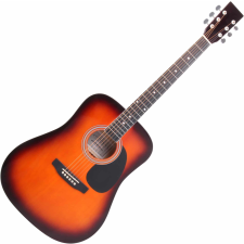 Classic Cantabile Ws-10Sb akusztikus gitár Sunburst gitár és basszusgitár