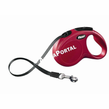 Classic Flexi New Classic szalagos automata póráz M 5m 25kg-ig piros nyakörv, póráz, hám kutyáknak