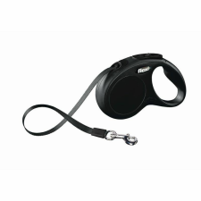 Classic Flexi New Classic szalagos automata póráz S 5m 15kg-ig fekete nyakörv, póráz, hám kutyáknak