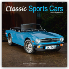 Classic Sports Cars - Sportwagen-Oldtimer 2025 - 16-Monatskalender naptár, kalendárium