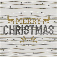  Classy Christmas Grey papírszalvéta 33x33cm, 20db-os konyhai eszköz