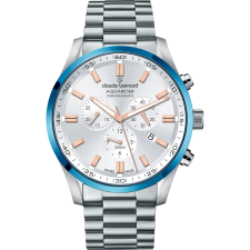 Claude Bernard 10222-3MBU-AIR Mens Watch Aquarider Chronograph 44mm 20ATM , férfi karóra