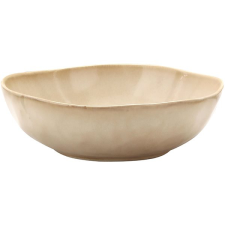 Clay Sandy Levesestányér, 19 cm, bézs tányér és evőeszköz