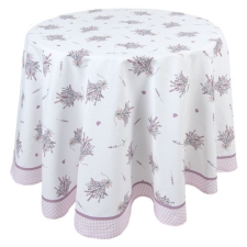 Clayre & EEf Asztalterítő 170cm,100% pamut, Lavender Garden lakástextília