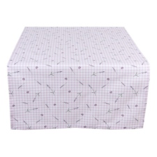 Clayre & EEf Asztali futó - 50x140cm - Lavender Garden lakástextília