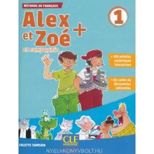 CLE International ALEX ET ZOÉ + 1 NIVEAU A1.1 LIVRE nyelvkönyv, szótár