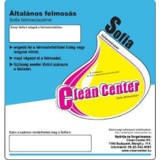  Clean Center Sofia kísérőmatrica információs címke