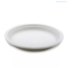 CleanDepo Cukornád lapostányér 22 cm 50db lebomló BIO 410022 tányér és evőeszköz