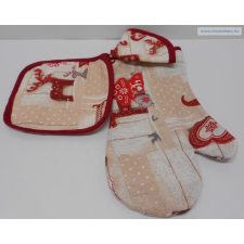 CleanDepo Gnomes konyhai textil szett karácsonyi dekoráció