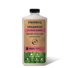  Cleaneco organikus folyékony szappan gyümölcspúder illattal 1L tisztító- és takarítószer, higiénia