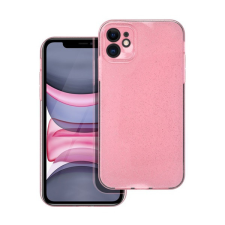 Clear 2mm Apple Iphone 11 csillámos tok, rózsaszín tok és táska