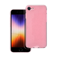 Clear 2mm Apple Iphone 7 / 8 / SE 2020/ SE 2022 csillámos tok, rózsaszín tok és táska