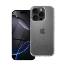Clear 2mm iPhone 16 Pro csillámos szilikon tok, átlátszó tok és táska