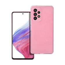 Clear 2mm Samsung Galaxy A53 5G csillámos tok, rózsaszín tok és táska