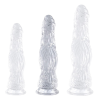 ClearlyHorny Kail M – átlátszó prémium dildó 23 x 6 cm