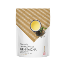 Clearspring bio japán Genmaicha tea - ömlesztett 90g tea