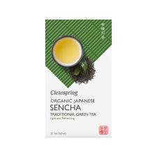 Clearspring bio japán Sencha tea - 20 filter 36g tea