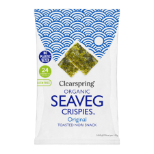Clearspring bio ropogós tengeri alga eredeti 4 g előétel és snack