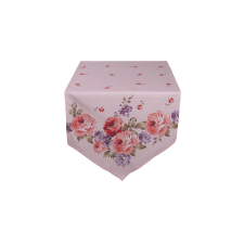  CLEEF.DTR65 Asztali futó 50x160cm, 100% pamut, Dotty Rose lakástextília