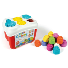  Cleentoni Clemmy Baby Formaválasztós készségfejlesztő dobozka 15 db-os formabedobó