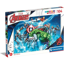 Clementoni 104 db-os Szuper Színes puzzle - Marvel, Avengers - Bosszúállók (25744) puzzle, kirakós