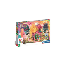 Clementoni 104 db-os Szuper Színes puzzle - Trollok 3. (27268) puzzle, kirakós