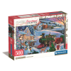 Clementoni 500 db-os puzzle - Karácsonyi vonat