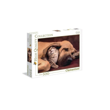 Clementoni 500 db-os puzzle - Kutya és cica (35020) puzzle, kirakós