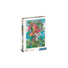 Clementoni 500 db-os Szuper Színes puzzle - Fejjel a dzsungelben (35526) puzzle, kirakós