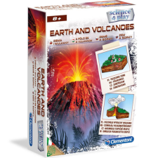 Clementoni : A Föld és a vulkánok tudományos játékszett kreatív és készségfejlesztő