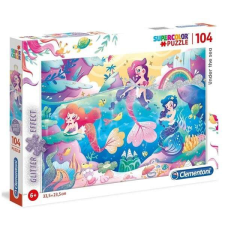 Clementoni A víz alatt 104 db-os csillámos puzzle - Clementoni puzzle, kirakós