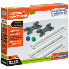Clementoni : Action & Reaction kiegészítő szett pálya sínnel barkácsolás, építés