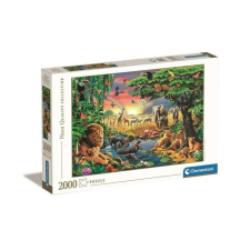 Clementoni - Afrikai összejövetel puzzle 2000 db-os puzzle, kirakós