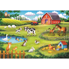 Clementoni Állatfarm Clementoni puzzle 30 darabos puzzle, kirakós