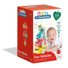 Clementoni Baby Clemmy- vidám járművek- formaillesztő fejlesztőjáték kreatív és készségfejlesztő